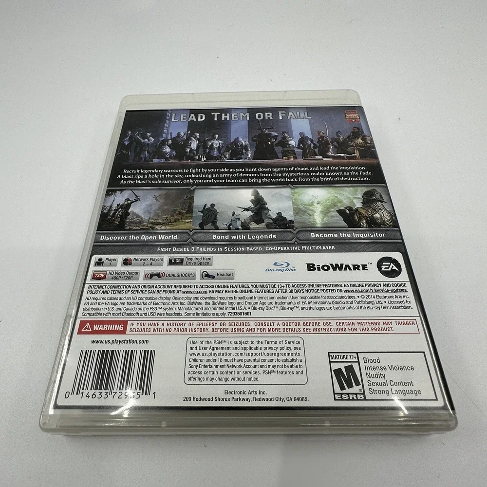 Dragon Age: Inquisition (PlayStation 3, 2014) Complete‎ Tested Working
